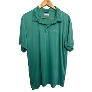 Columbia PFG Green Quick Dry Polo Shirt